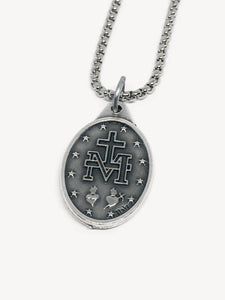 The Miraculous Medal of Blessed Mother in Spanish 1 inch