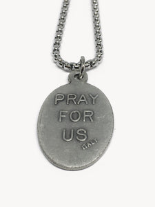 Saint Bernard Medal Necklace
