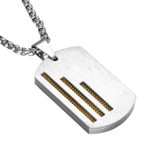 Load image into Gallery viewer, Dog Tag Necklace Military Pendant - &quot;Memento Mori&quot; Engraved
